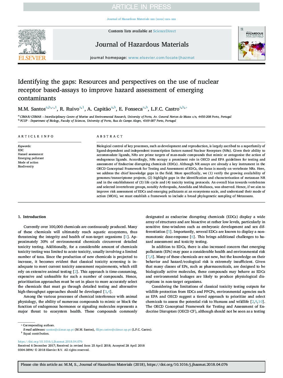 Identifying the gaps: Resources and perspectives on the use of nuclear receptor based-assays to improve hazard assessment of emerging contaminants