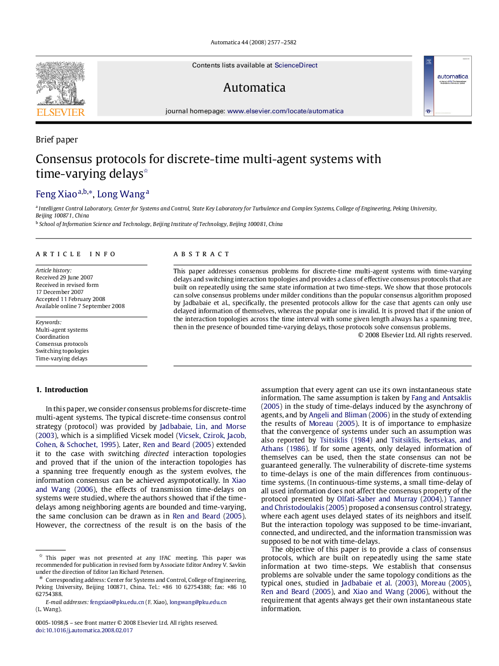 Consensus protocols for discrete-time multi-agent systems with time-varying delays 