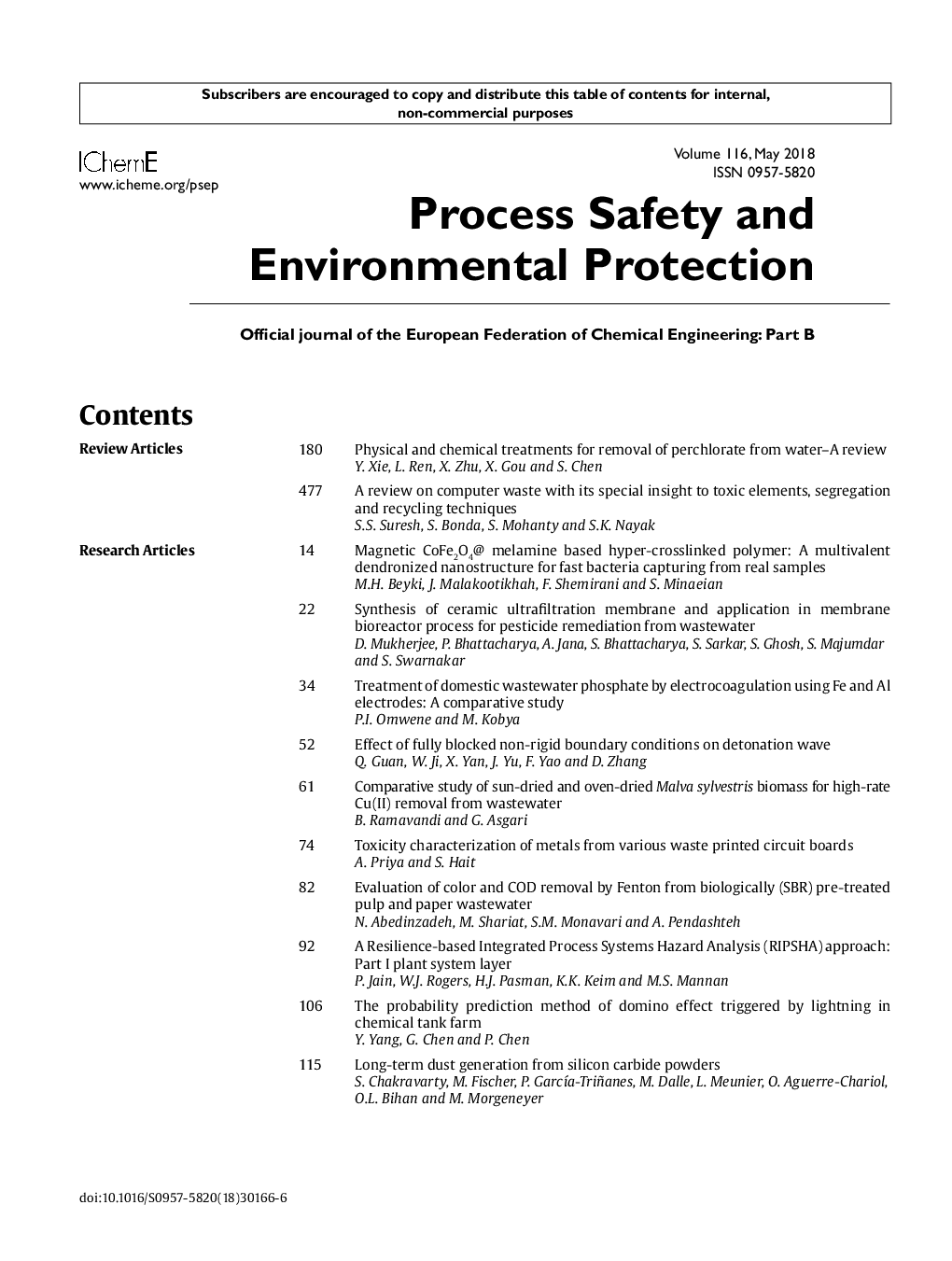 عکس صفحه اول مقاله: Contents Contents