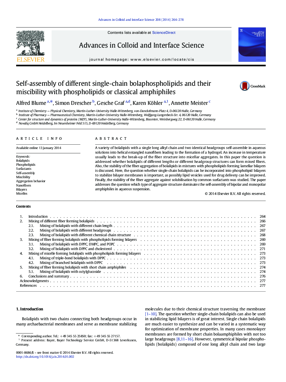 Self-assembly of different single-chain bolaphospholipids and their miscibility with phospholipids or classical amphiphiles