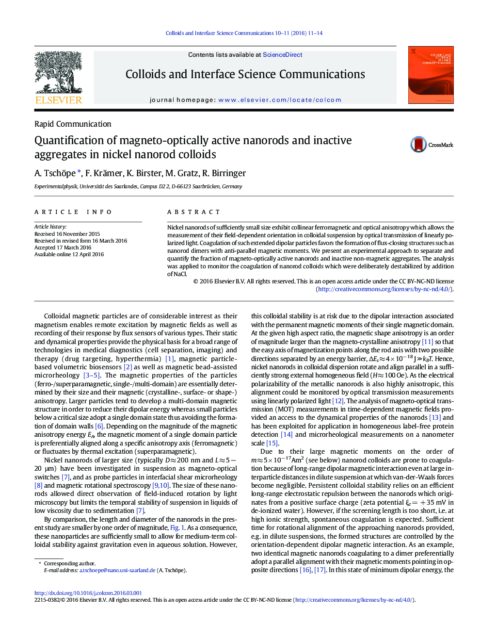 Quantification of magneto-optically active nanorods and inactive aggregates in nickel nanorod colloids