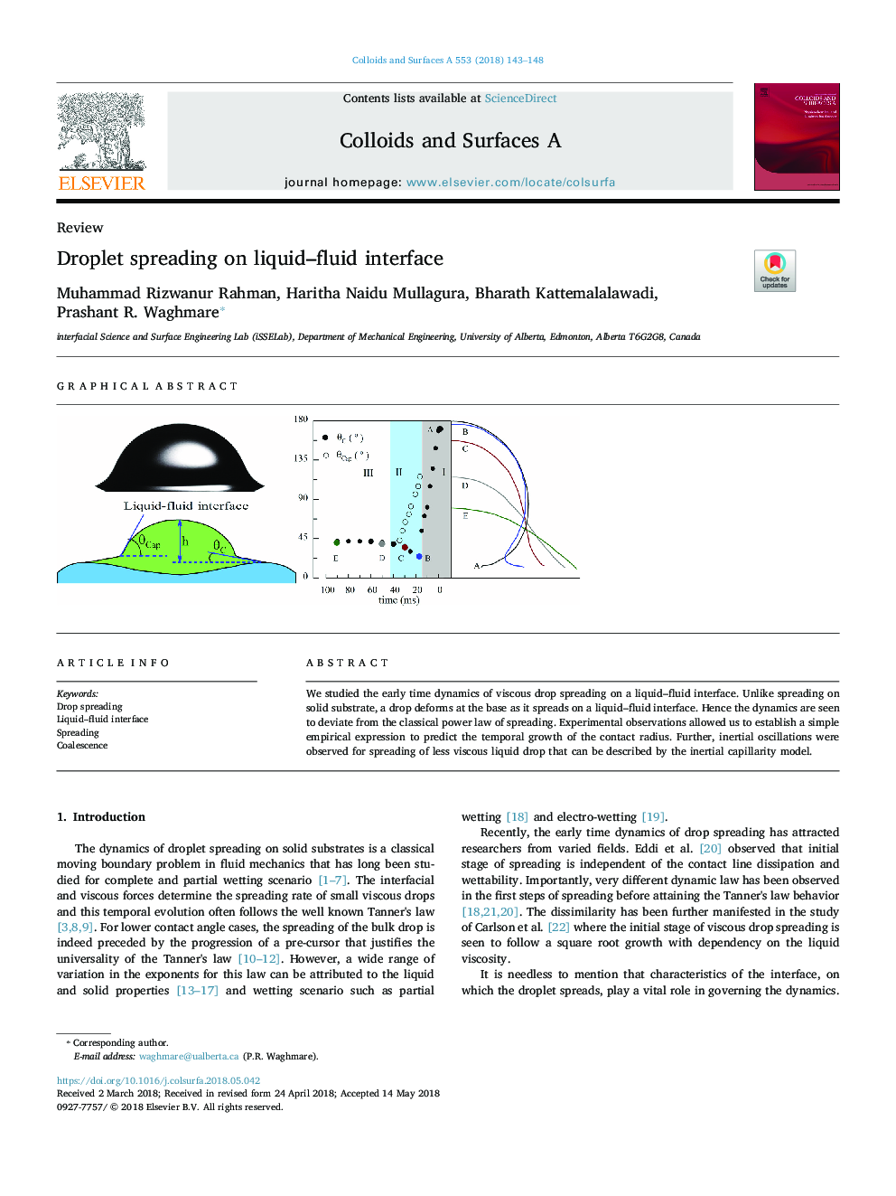 Droplet spreading on liquid-fluid interface