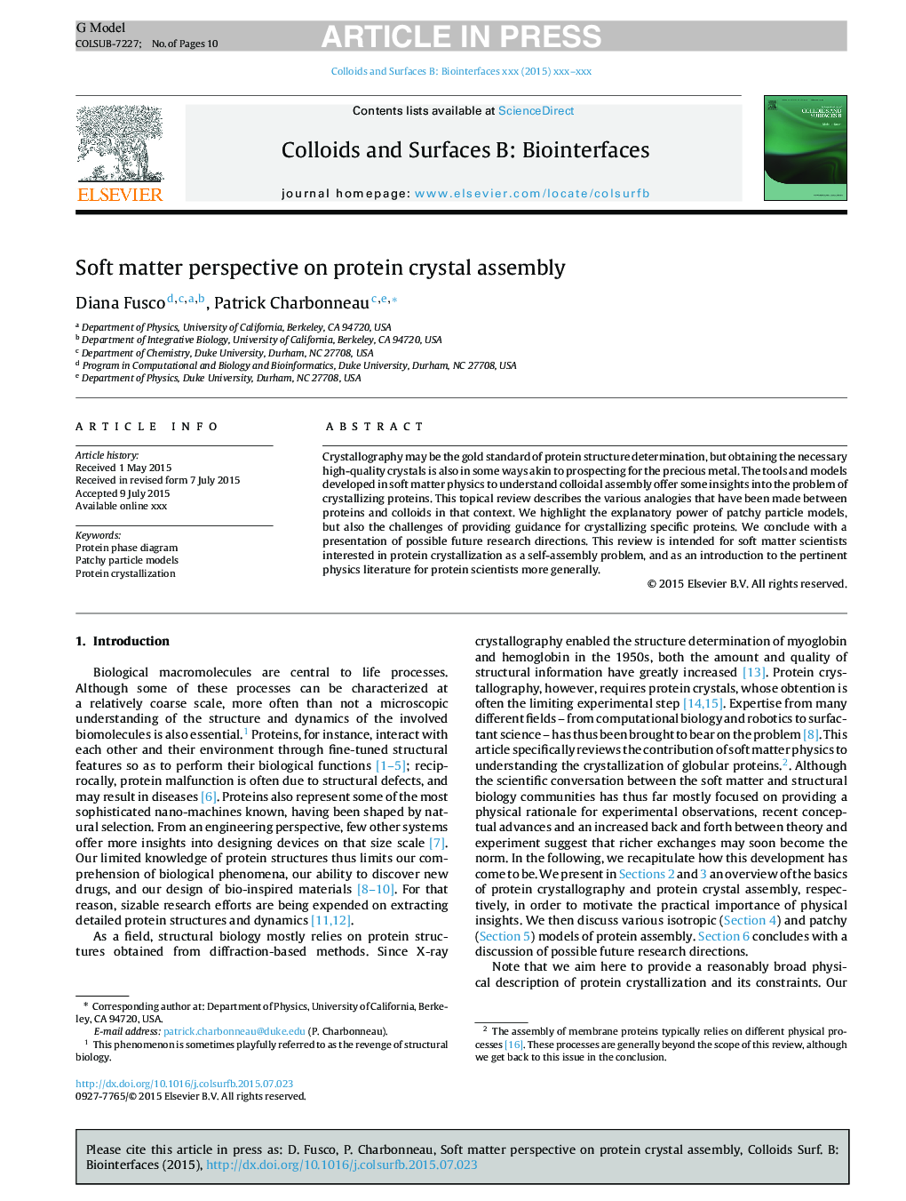 Soft matter perspective on protein crystal assembly