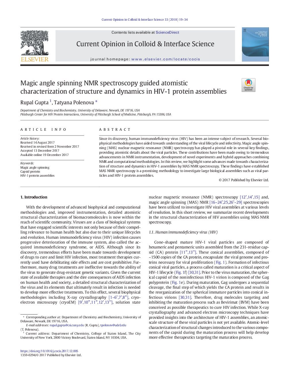 Magic angle spinning NMR spectroscopy guided atomistic characterization of structure and dynamics in HIV-1 protein assemblies