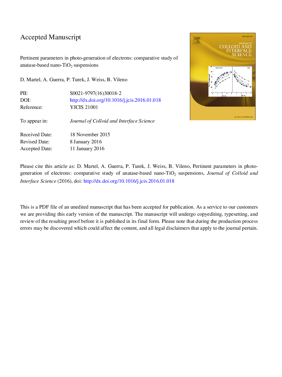 Pertinent parameters in photo-generation of electrons: Comparative study of anatase-based nano-TiO2 suspensions