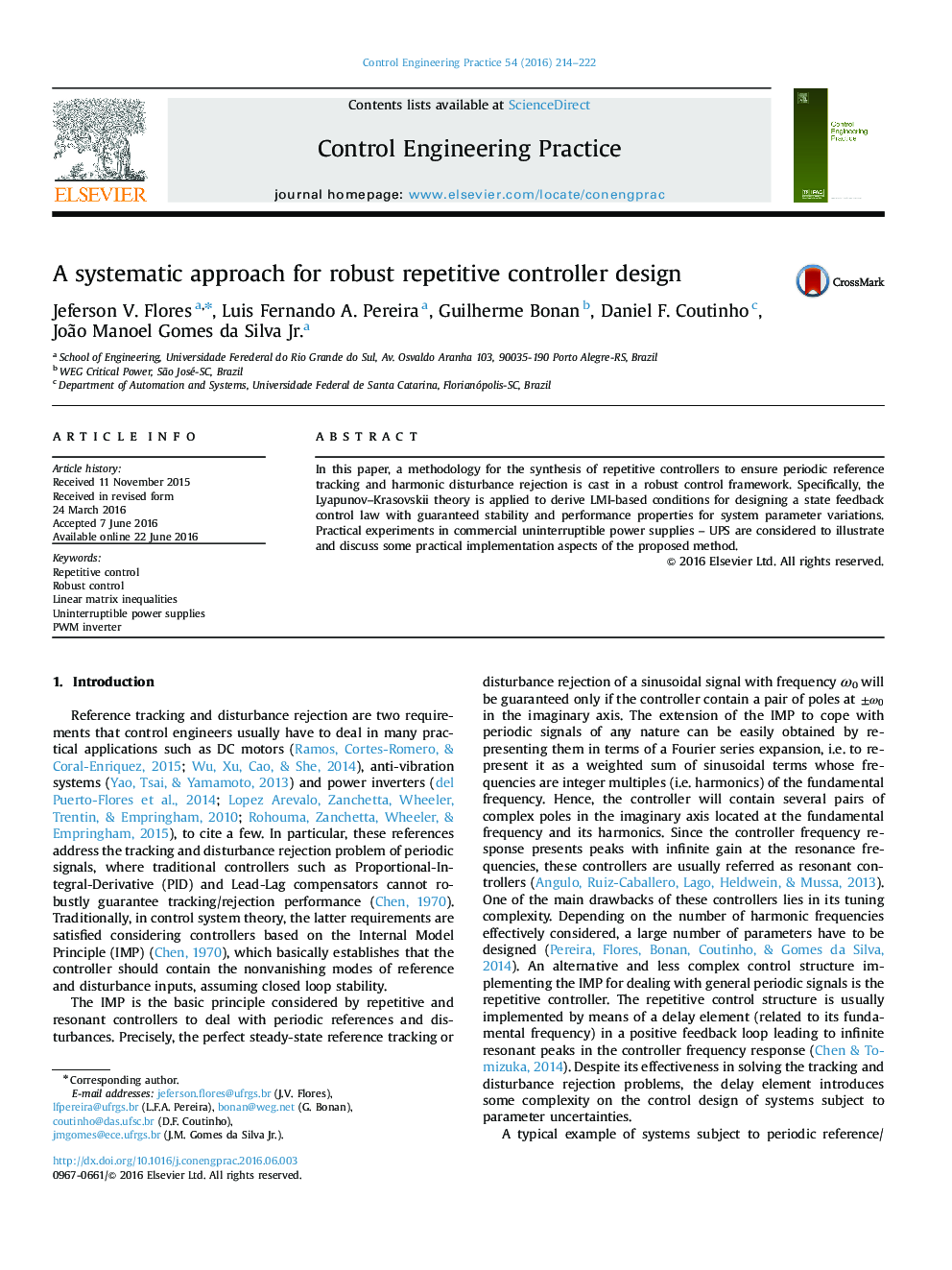 A systematic approach for robust repetitive controller design