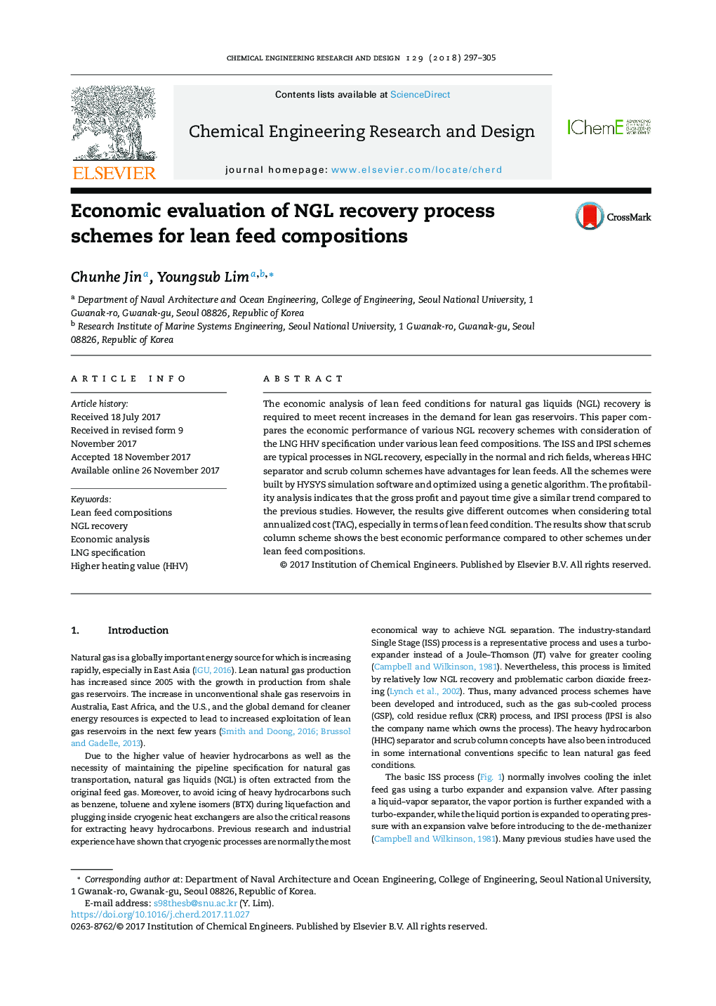 Economic evaluation of NGL recovery process schemes for lean feed compositions