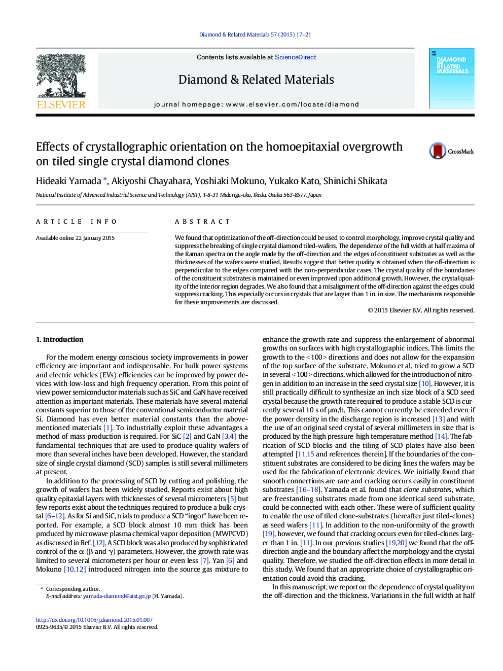 Effects of crystallographic orientation on the homoepitaxial overgrowth on tiled single crystal diamond clones