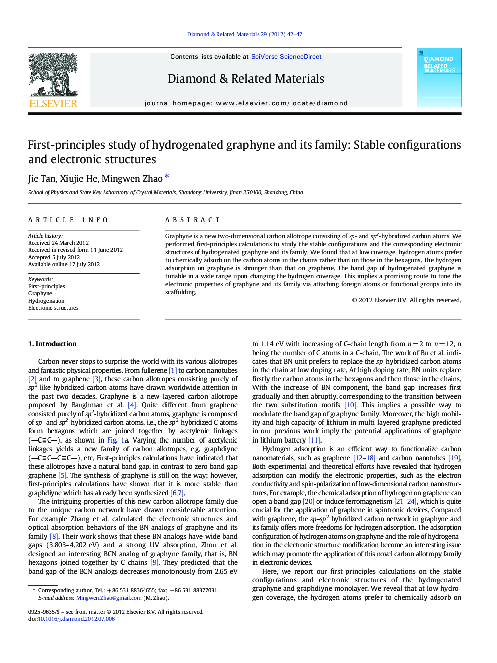 First-principles study of hydrogenated graphyne and its family: Stable configurations and electronic structures