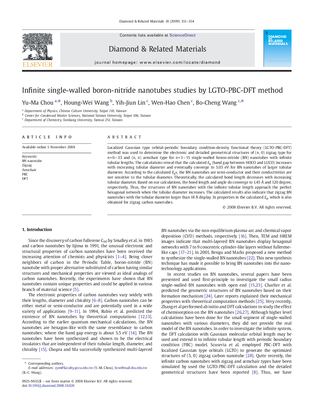 Infinite single-walled boron-nitride nanotubes studies by LGTO-PBC-DFT method