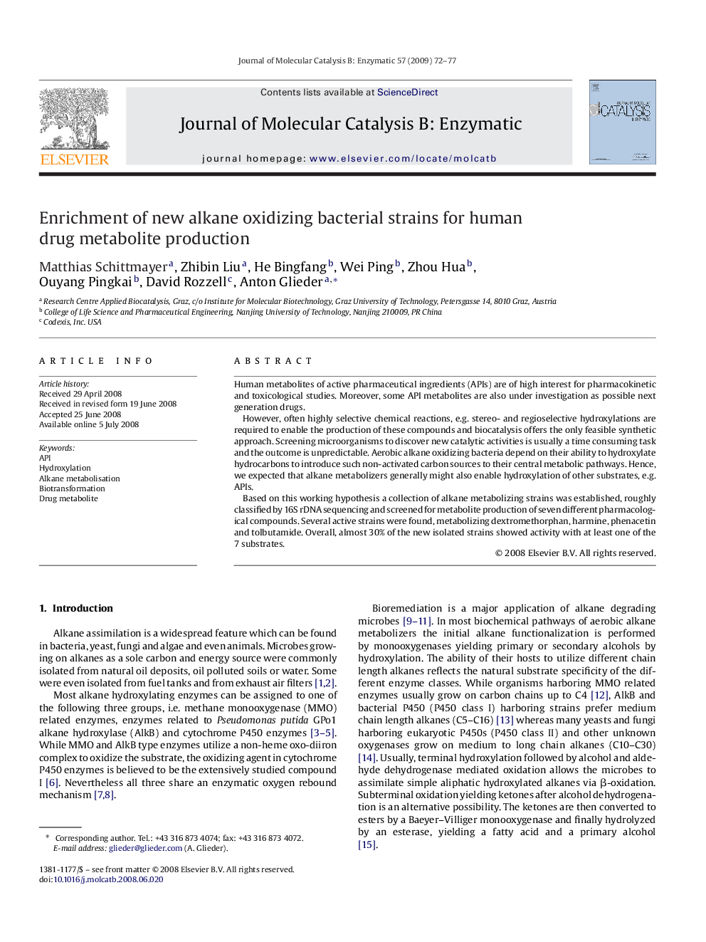 Enrichment of new alkane oxidizing bacterial strains for human drug metabolite production