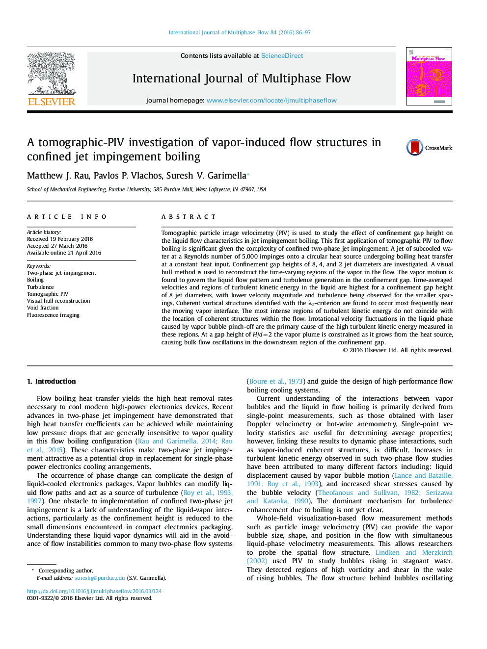 A tomographic-PIV investigation of vapor-induced flow structures in confined jet impingement boiling
