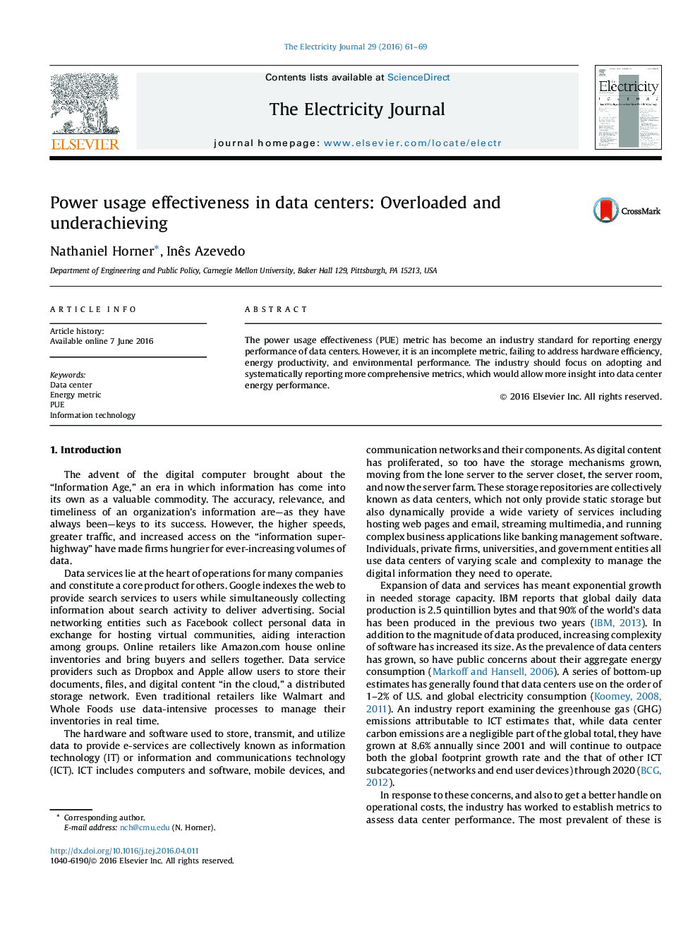 Power usage effectiveness in data centers: overloaded and underachieving