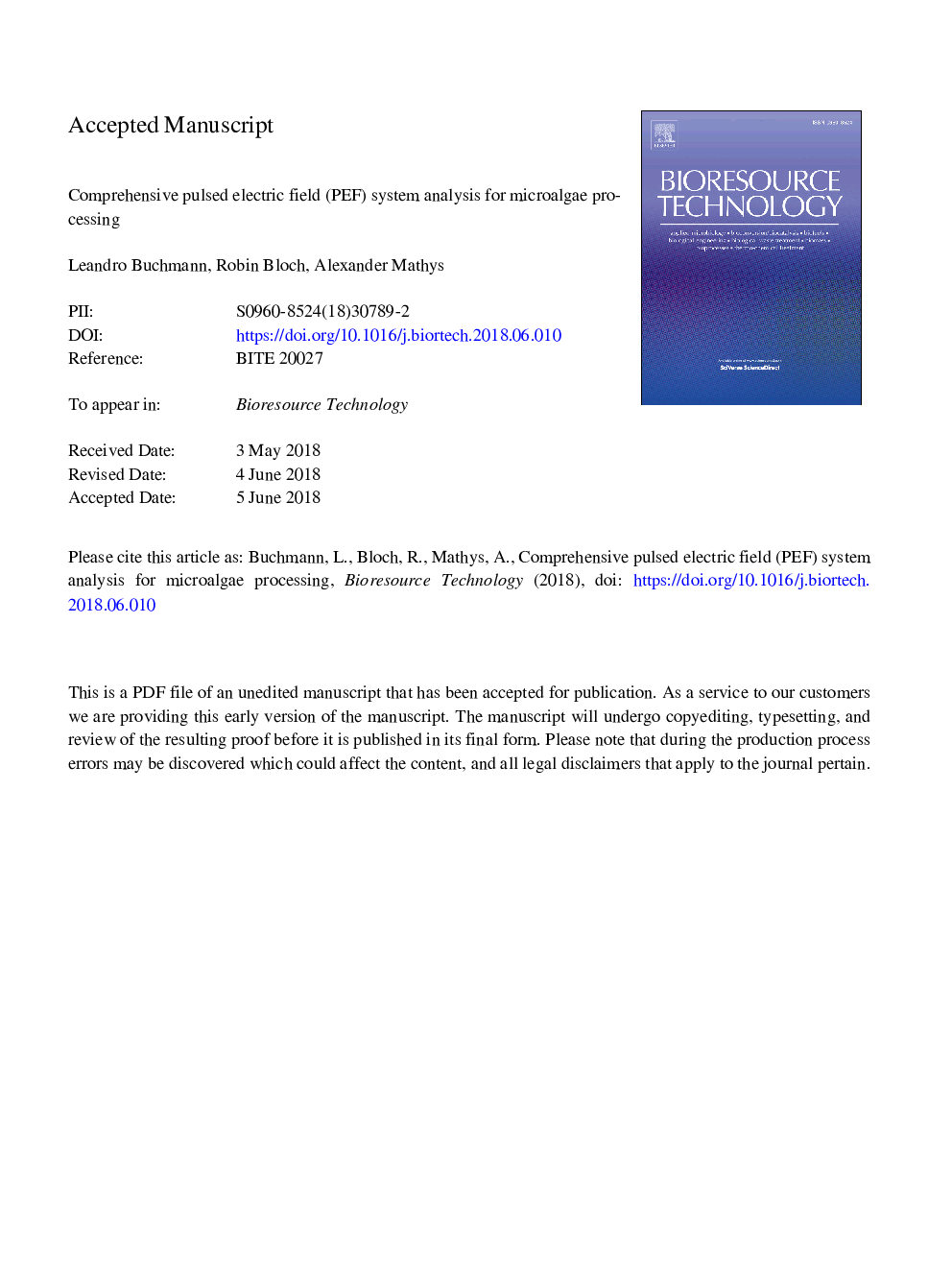 Comprehensive pulsed electric field (PEF) system analysis for microalgae processing