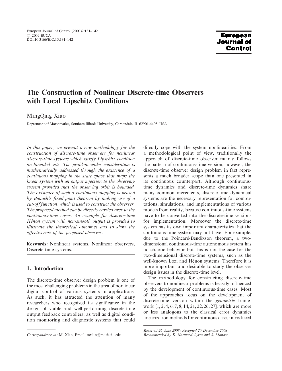 The Construction of Nonlinear Discrete-time Observers with Local Lipschitz Conditions