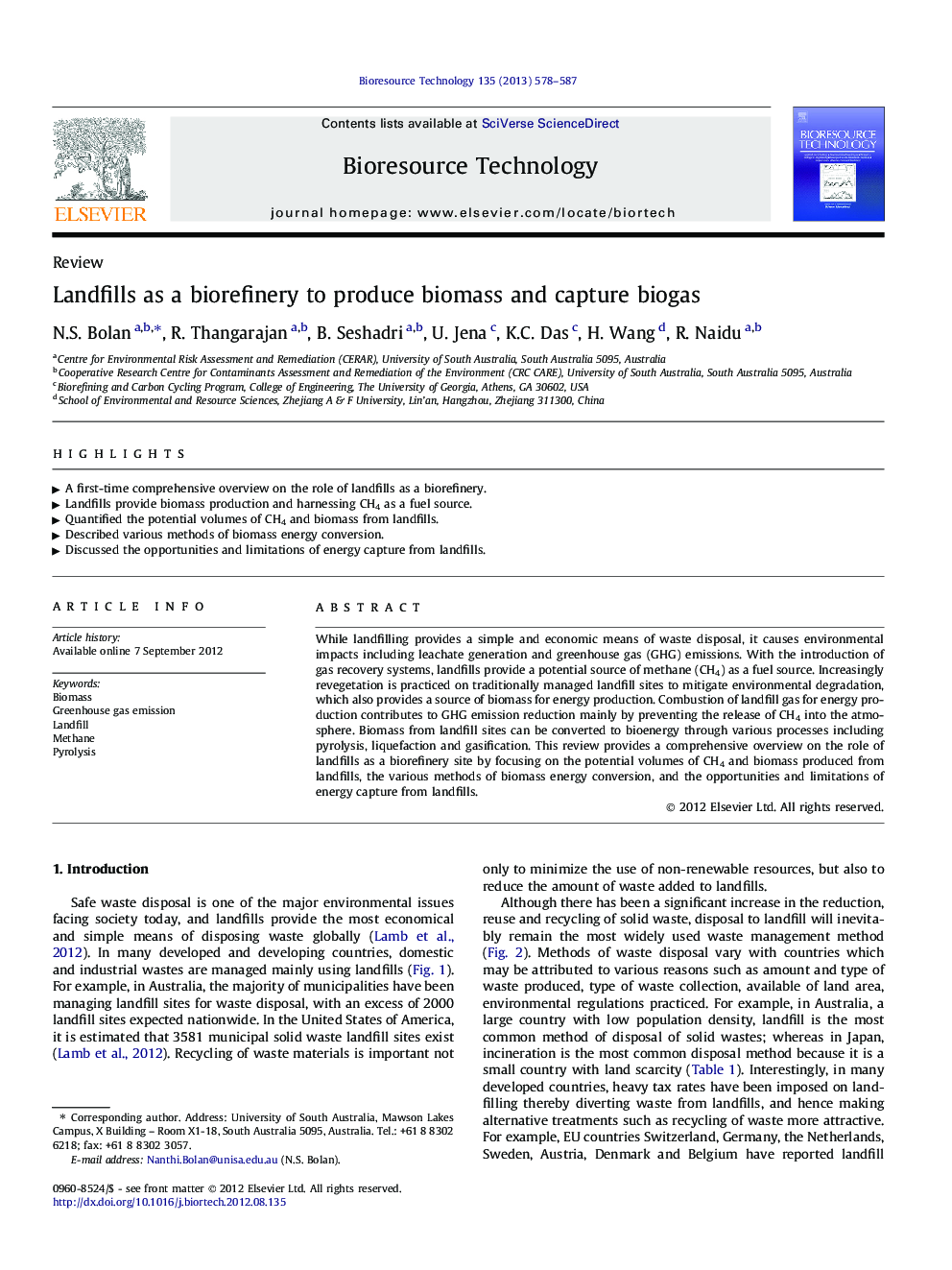 Landfills as a biorefinery to produce biomass and capture biogas