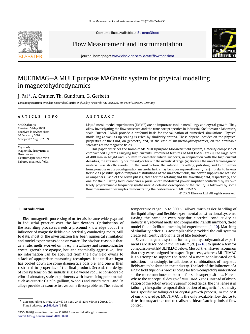 MULTIMAG—A MULTIpurpose MAGnetic system for physical modelling in magnetohydrodynamics