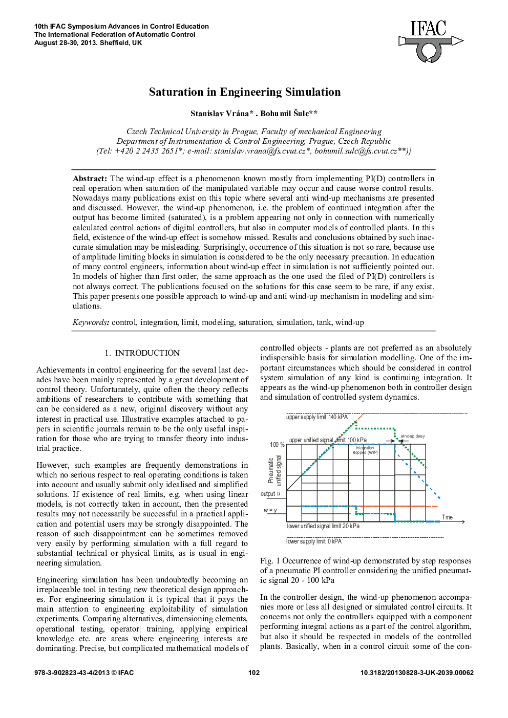Saturation in Engineering Simulation