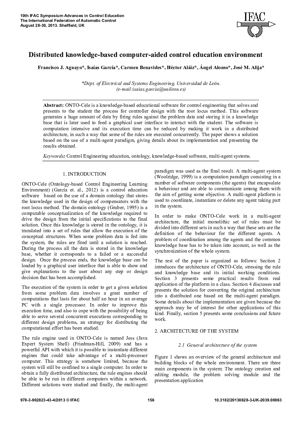 Distributed knowledge-based computer-aided control education environment