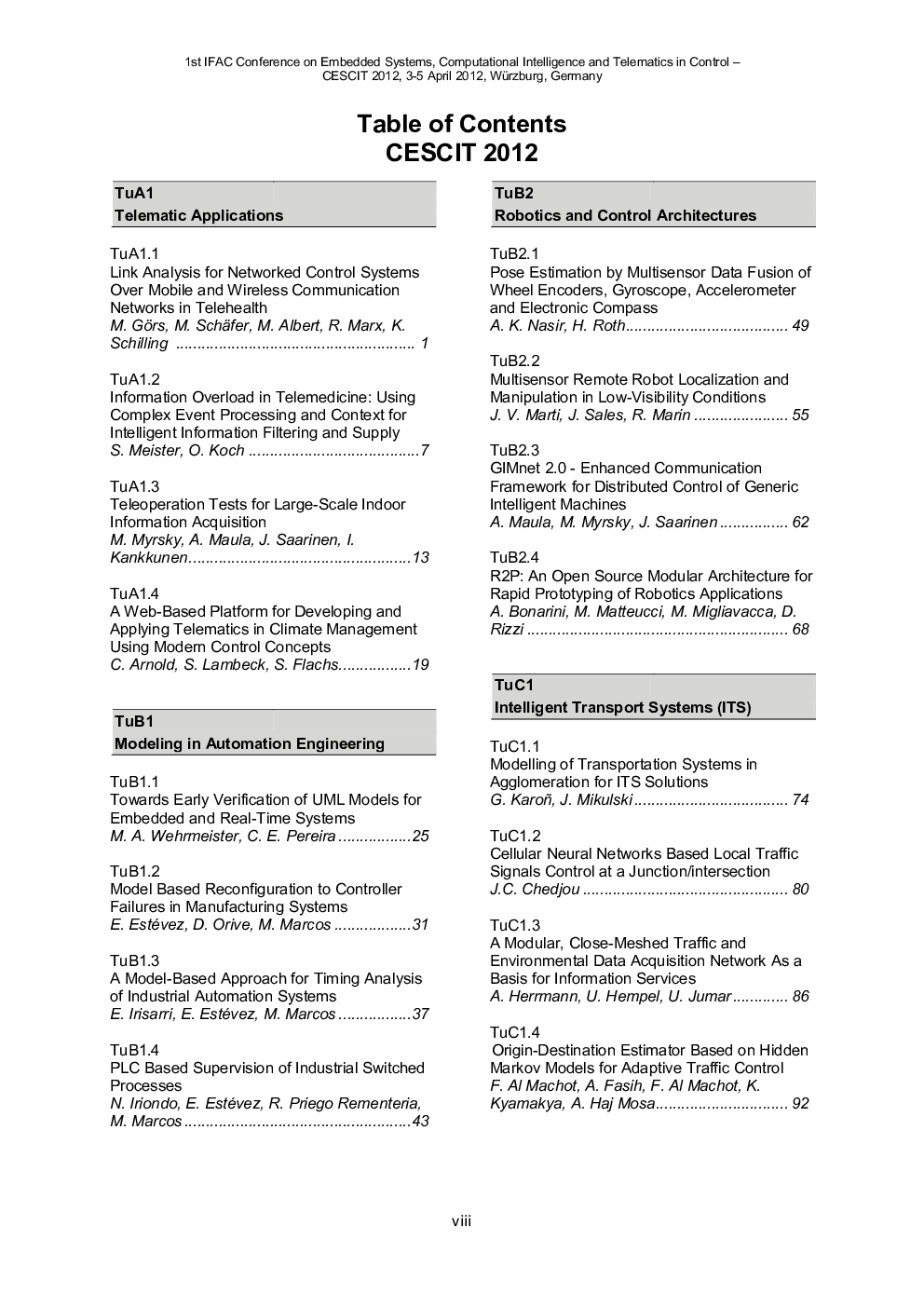 Technical Program