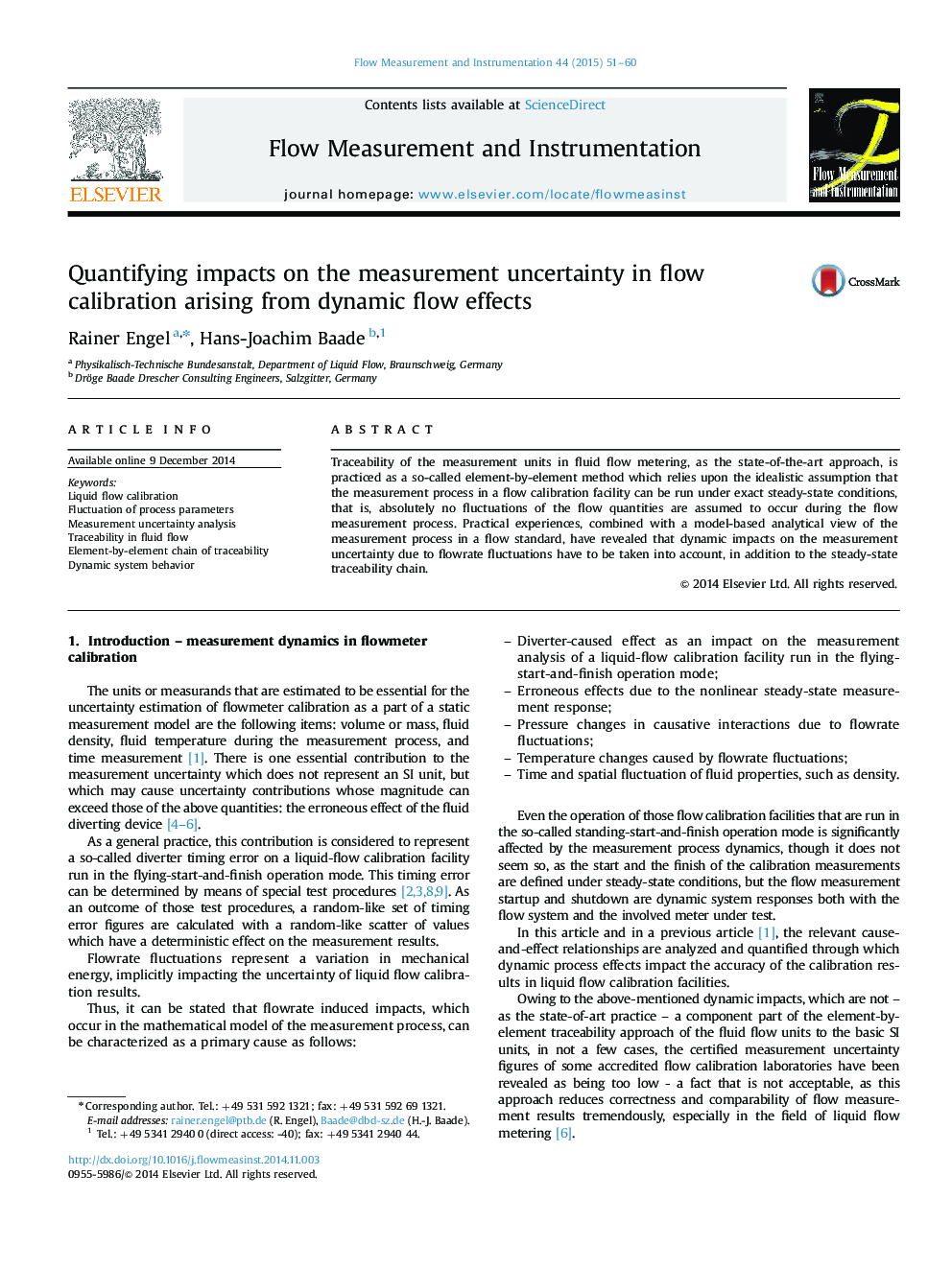 Quantifying impacts on the measurement uncertainty in flow calibration arising from dynamic flow effects