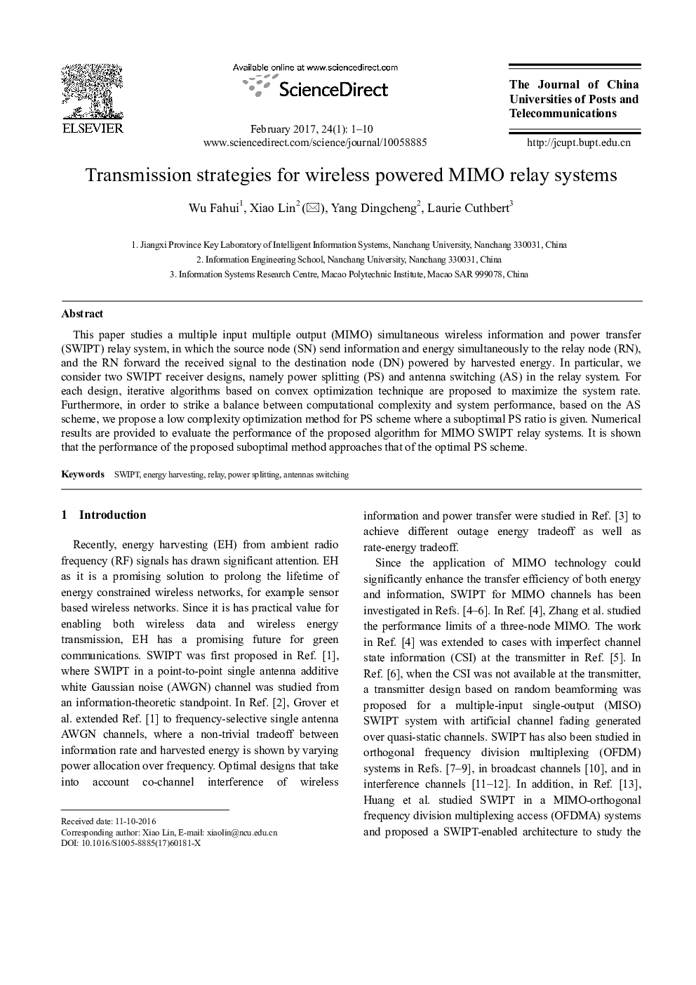 Transmission strategies for wireless powered MIMO relay systems