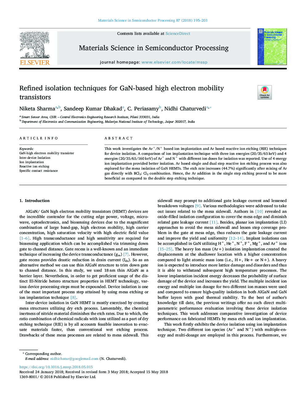 Refined isolation techniques for GaN-based high electron mobility transistors