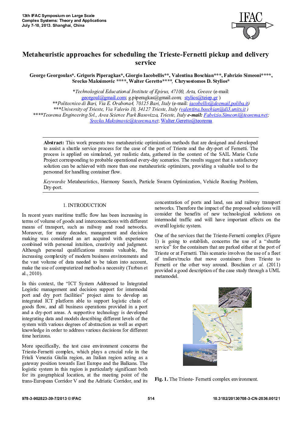 Metaheuristic approaches for scheduling the Trieste-Fernetti pickup and delivery service