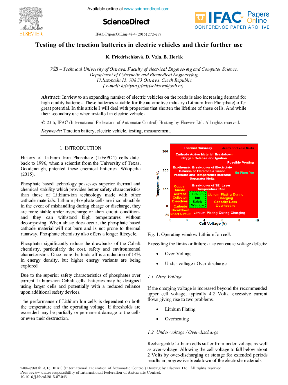 Testing of the traction batteries in electric vehicles and their further use