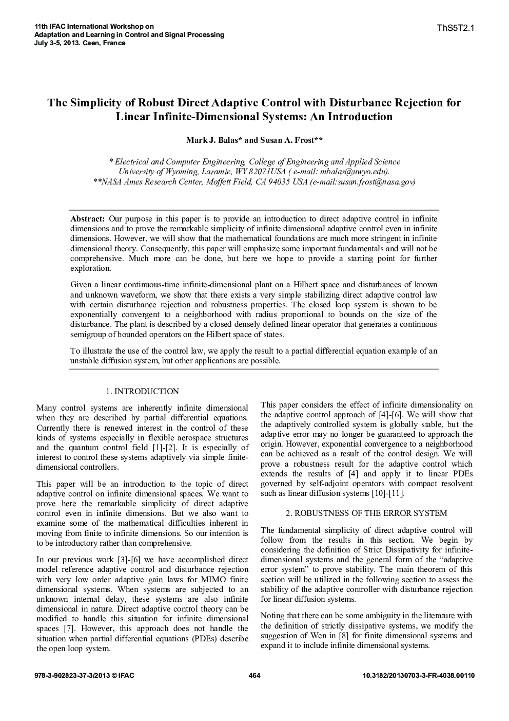 The Simplicity of Robust Direct Adaptive Control with Disturbance Rejection for Linear Infinite-Dimensional Systems: An Introduction
