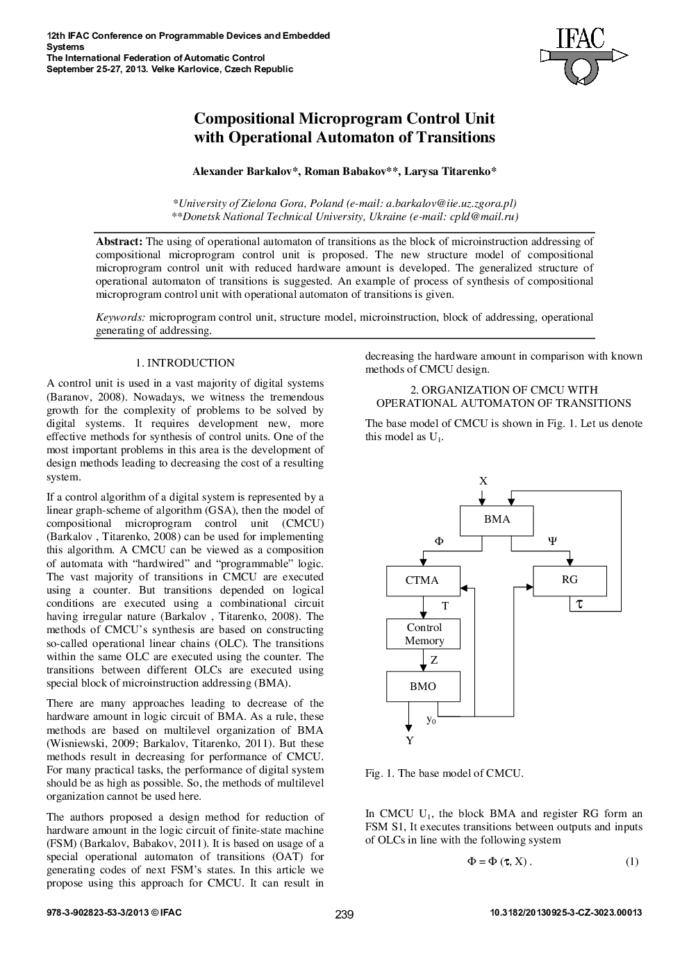 Compositional Microprogram Control Unit with Operational Automaton of Transitions