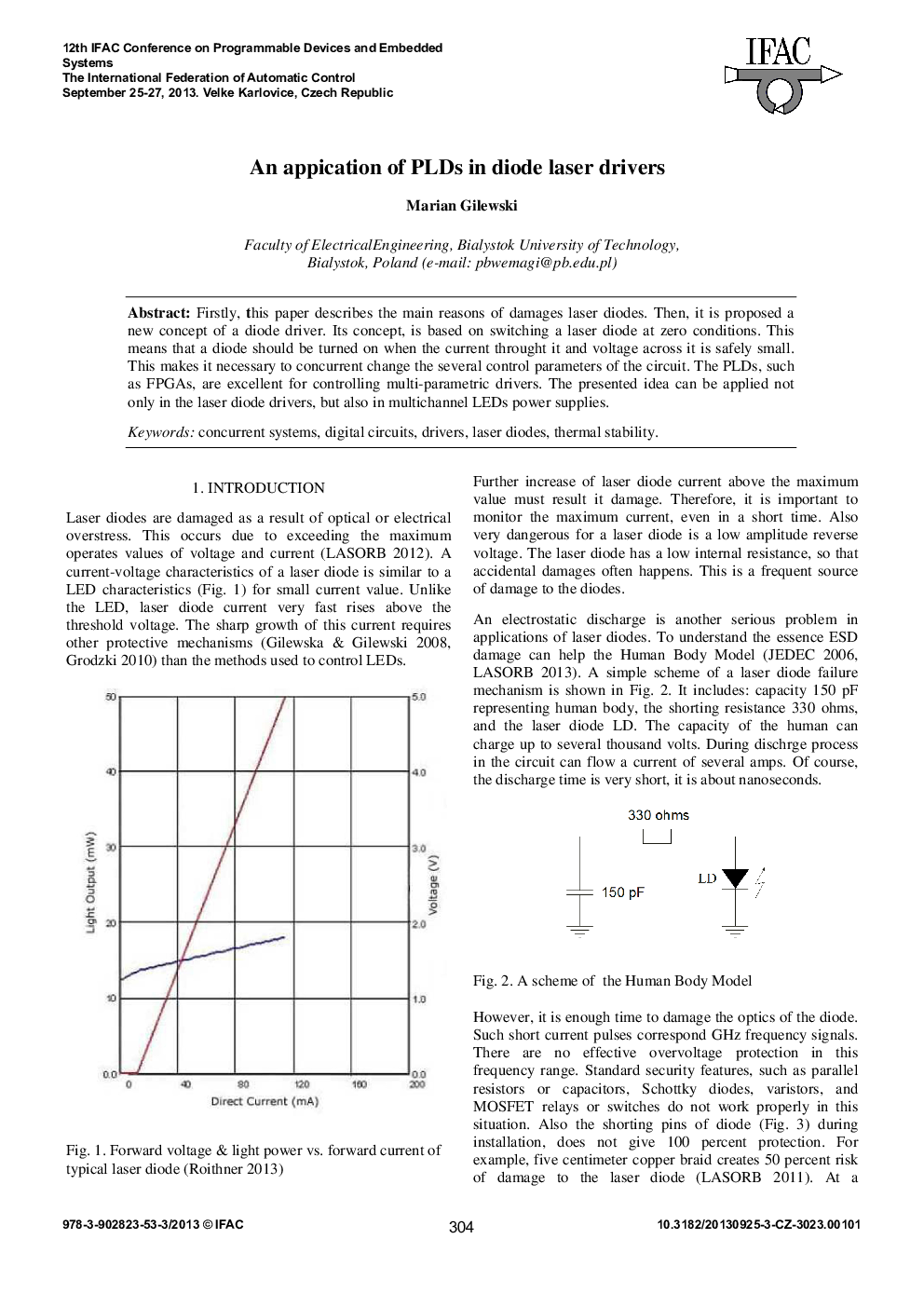 An appication of PLDs in diode laser drivers