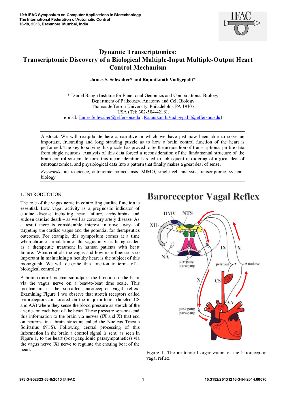 Dynamic Transcriptomics: Transcriptomic Discovery of a Biological Multiple-Input Multiple-Output Heart Control Mechanism