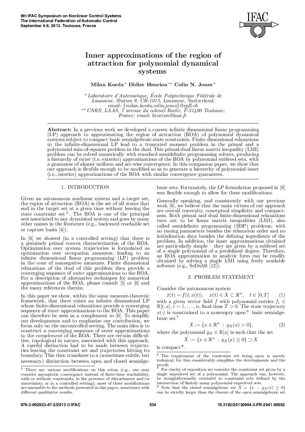 Inner approximations of the region of attraction for polynomial dynamical systems