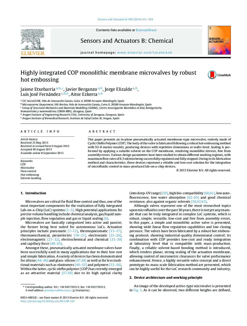 Highly integrated COP monolithic membrane microvalves by robust hot embossing