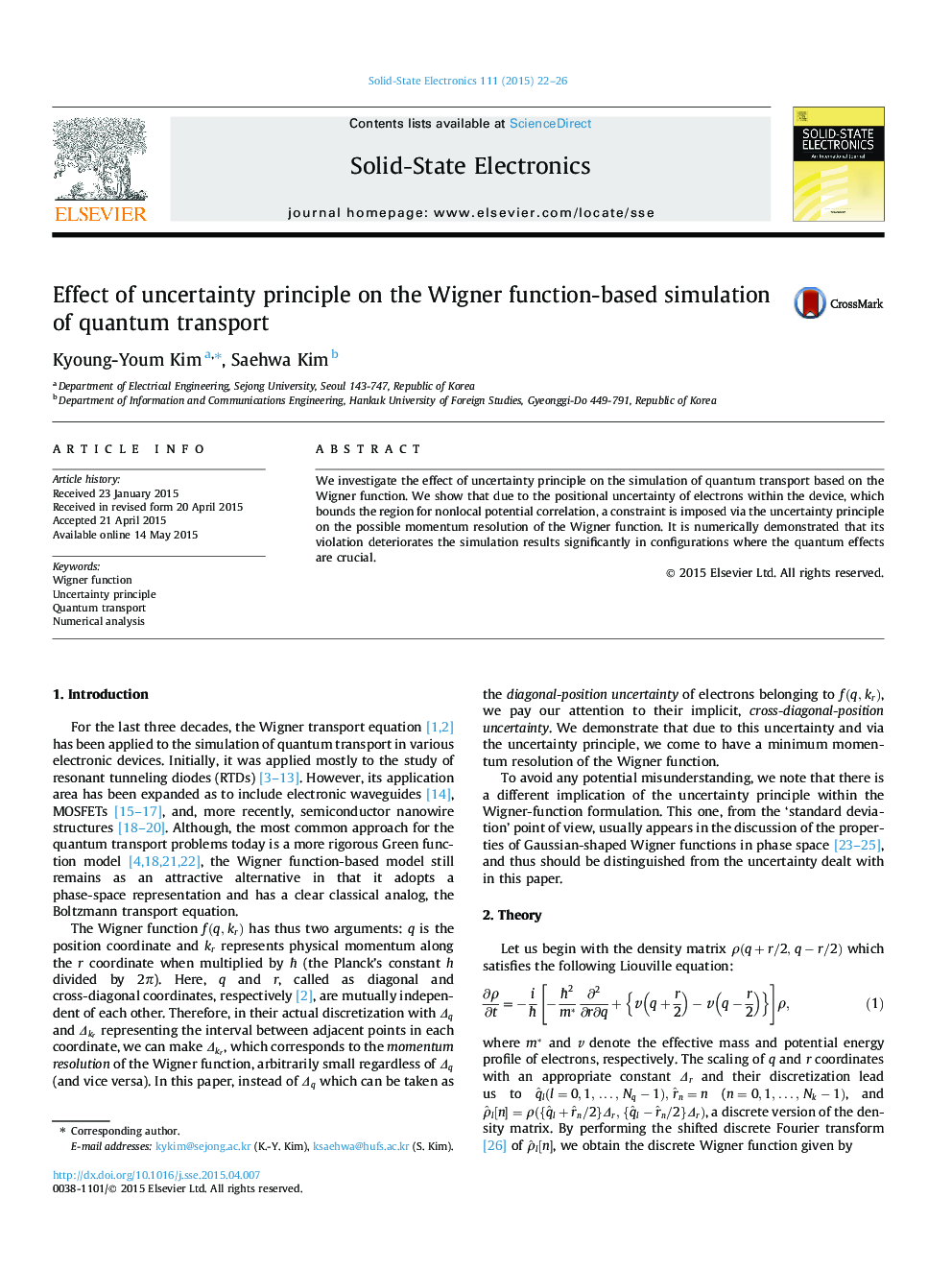 Effect of uncertainty principle on the Wigner function-based simulation of quantum transport