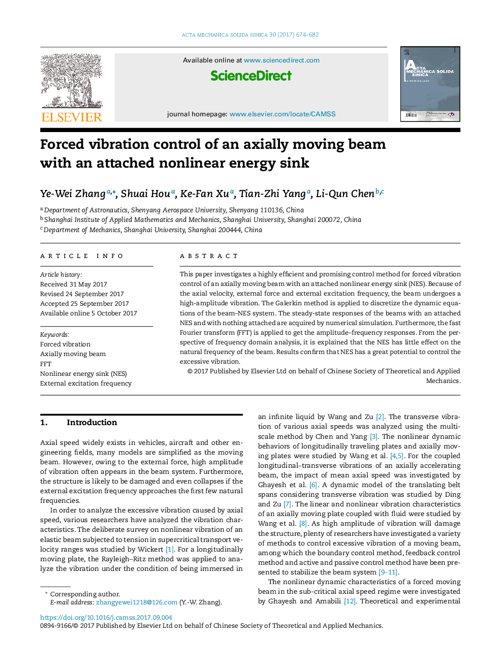 Forced vibration control of an axially moving beam with an attached nonlinear energy sink