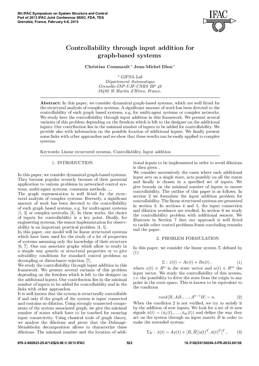 Controllability through input addition for graph-based systems
