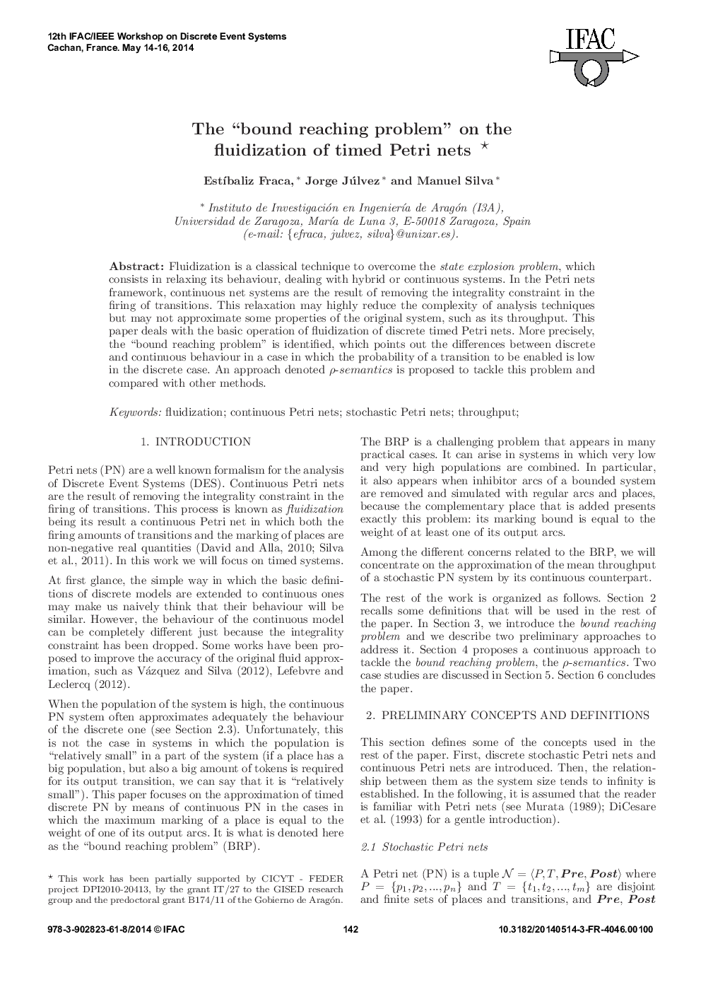 The “bound reaching problem” on the fluidization of timed Petri nets