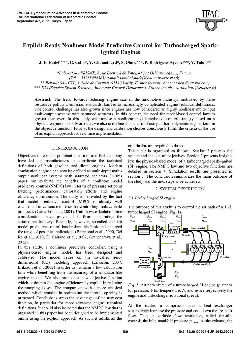 Explicit-Ready Nonlinear Model Predictive Control for Turbocharged Spark-Ignited Engines