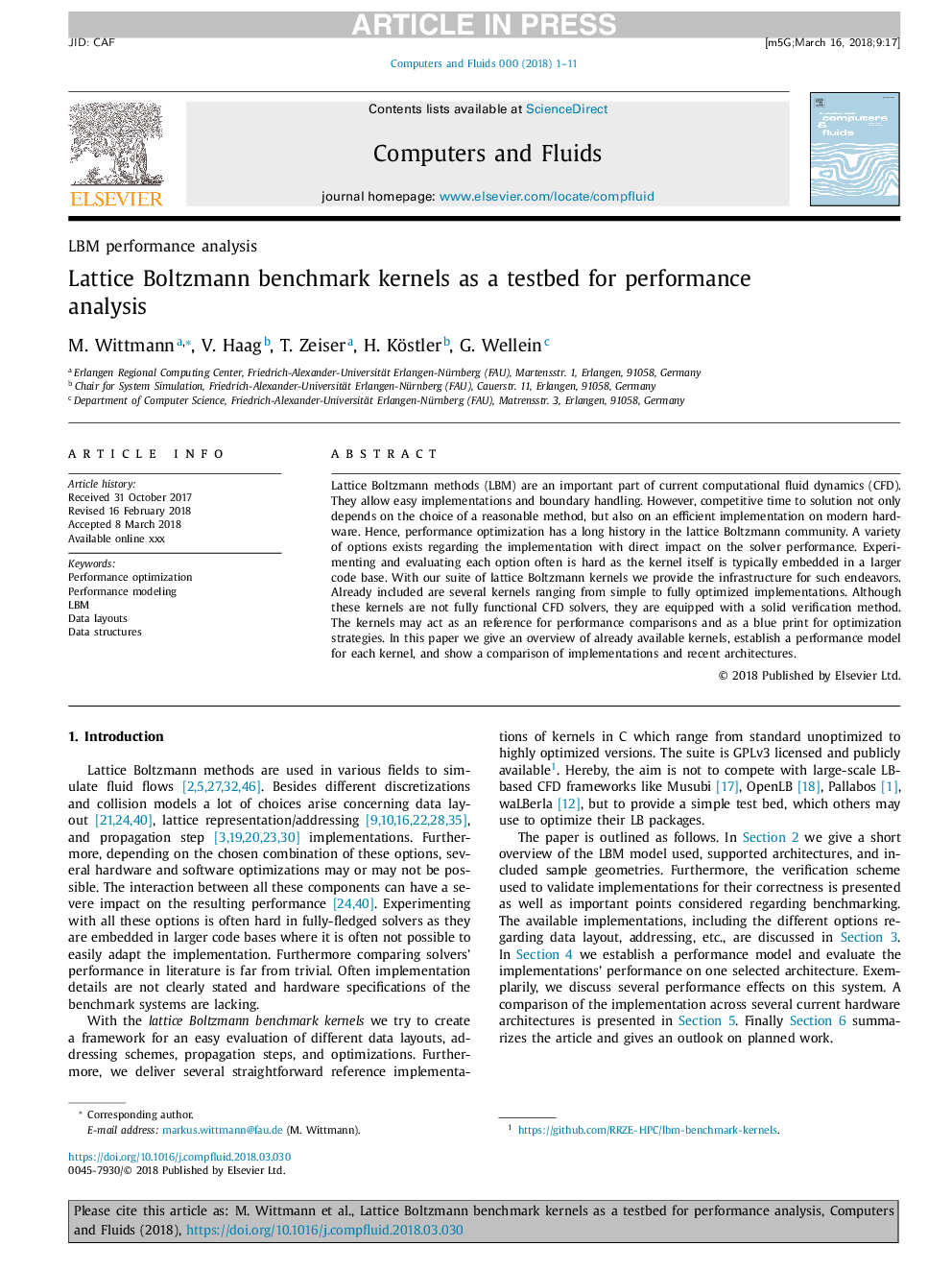 Lattice Boltzmann benchmark kernels as a testbed for performance analysis