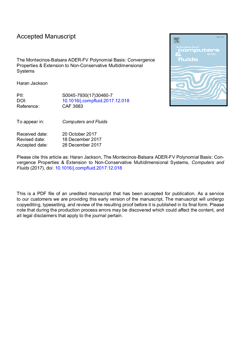 The Montecinos-Balsara ADER-FV polynomial basis: Convergence properties & extension to non-conservative multidimensional systems