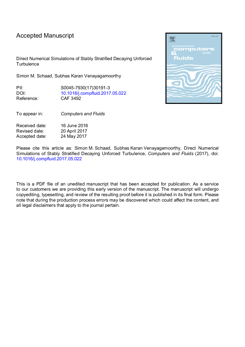 Direct numerical simulations of stably stratified decaying unforced turbulence