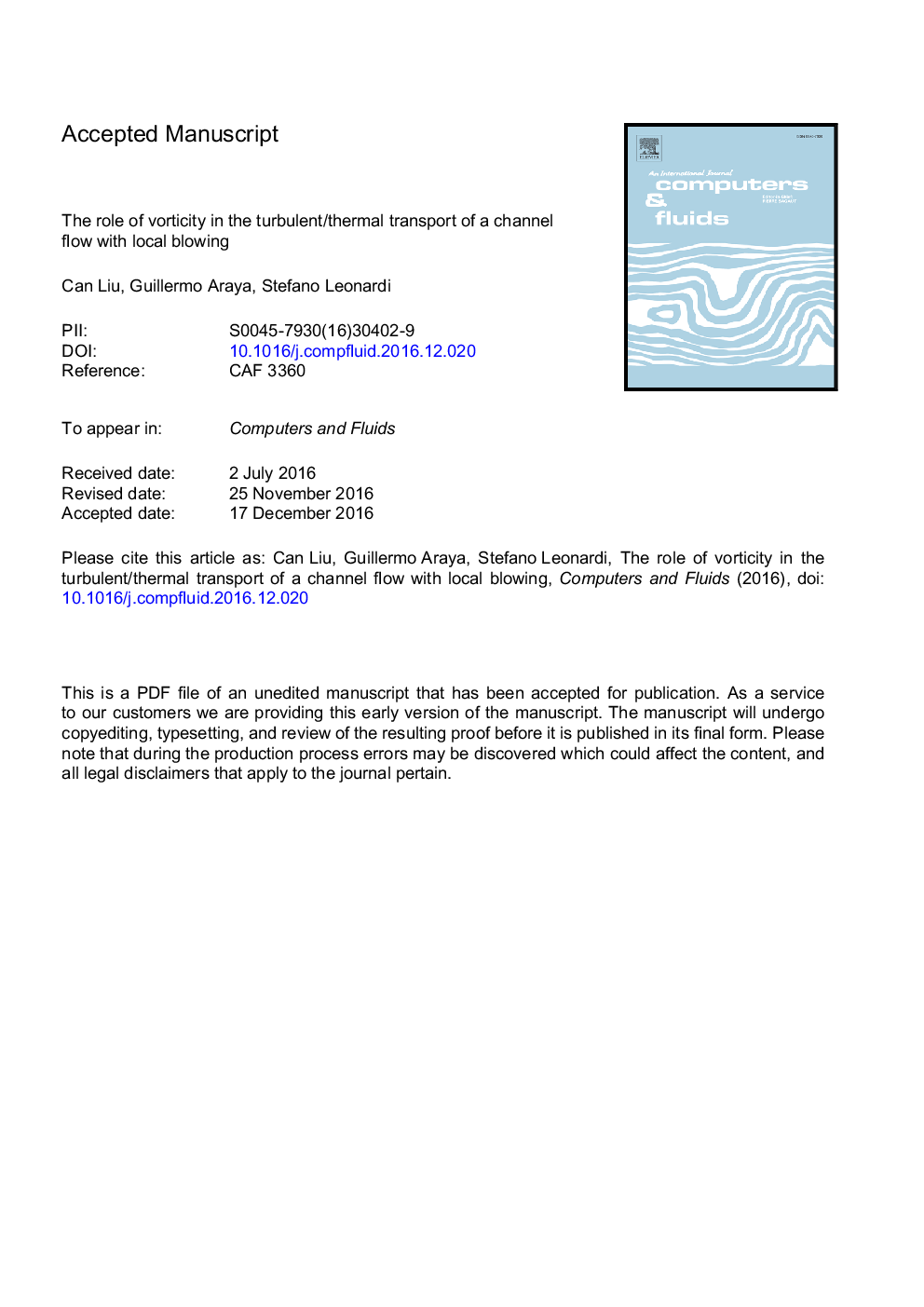 نقش گرداب در انتقال آشفته / حرارتی یک جریان کانال با دمایی محلی 