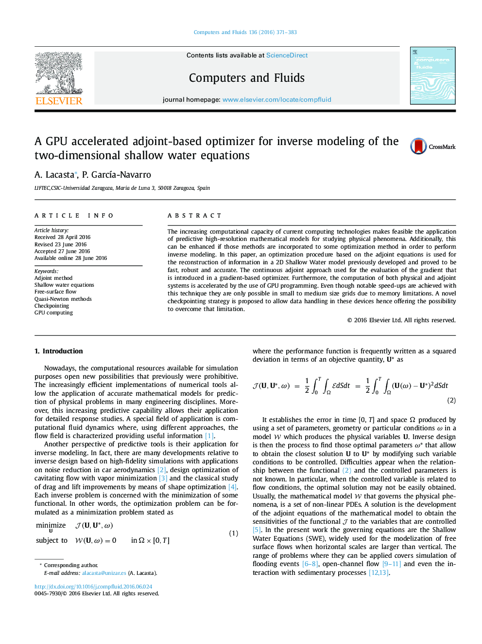 A GPU accelerated adjoint-based optimizer for inverse modeling of the two-dimensional shallow water equations