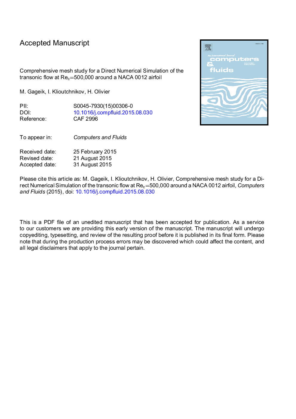 Comprehensive mesh study for a Direct Numerical Simulation of the transonic flow at Rec = 500,000 around a NACA 0012 airfoil