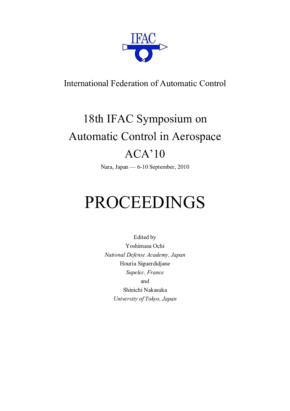 Table of Contents