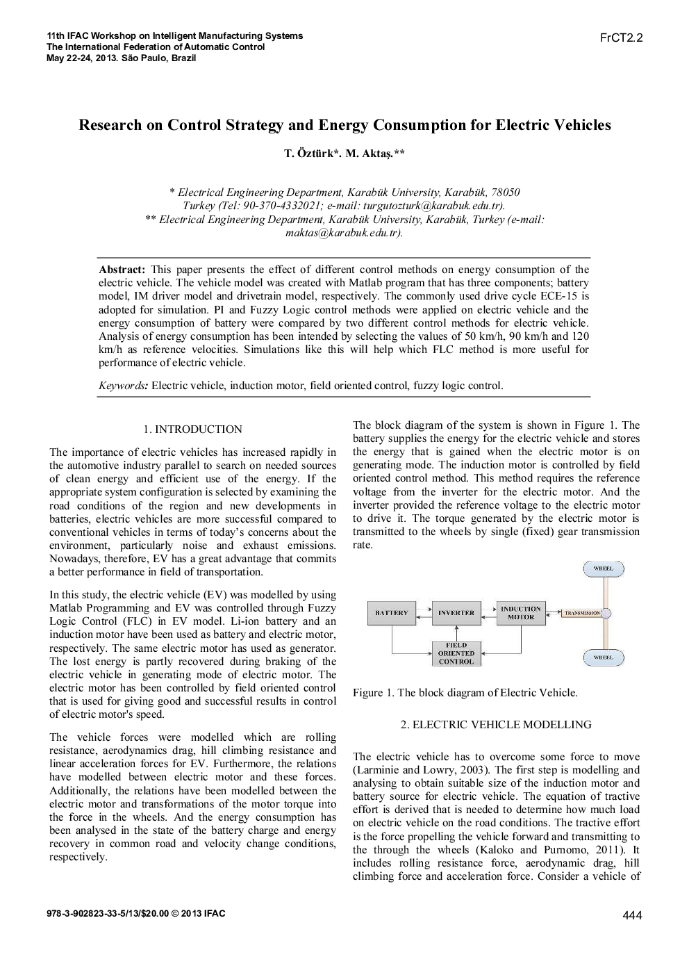 Research on Control Strategy and Energy Consumption for Electric Vehicles