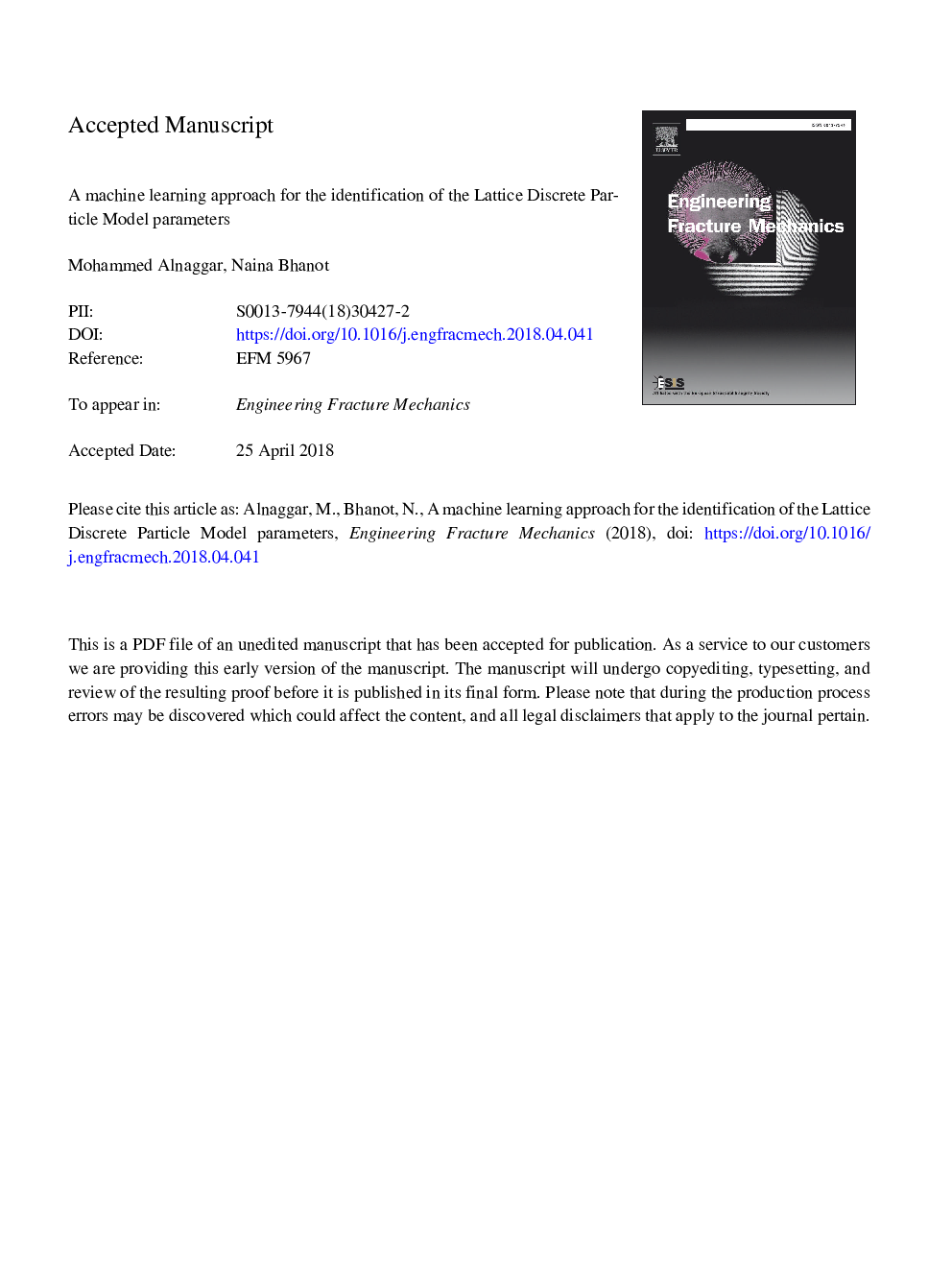 A machine learning approach for the identification of the Lattice Discrete Particle Model parameters