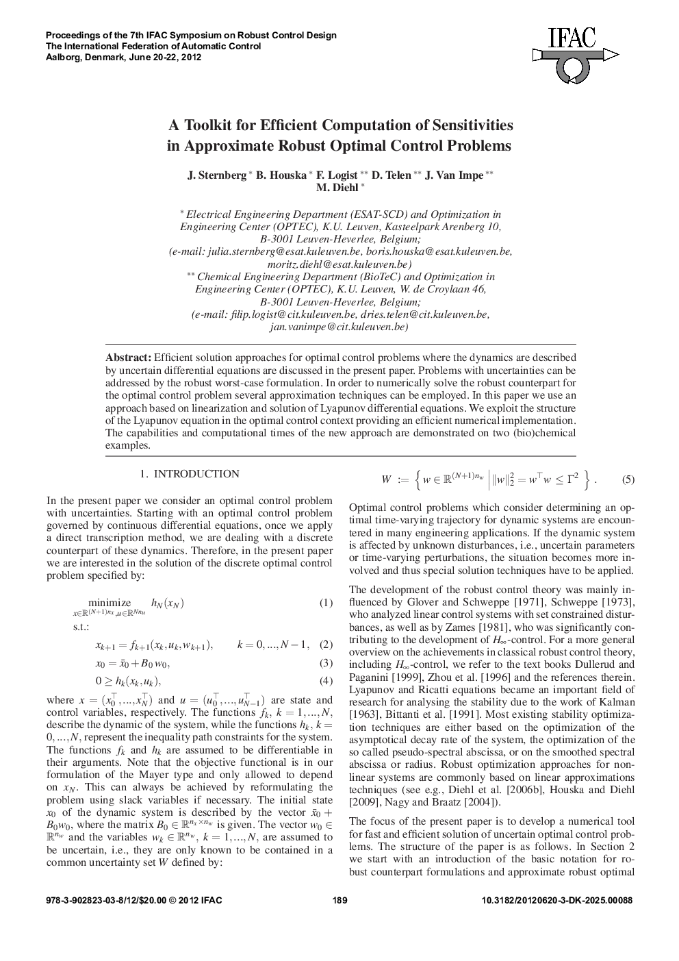 A Toolkit for Efficient Computation of Sensitivities in Approximate Robust Optimal Control Problems